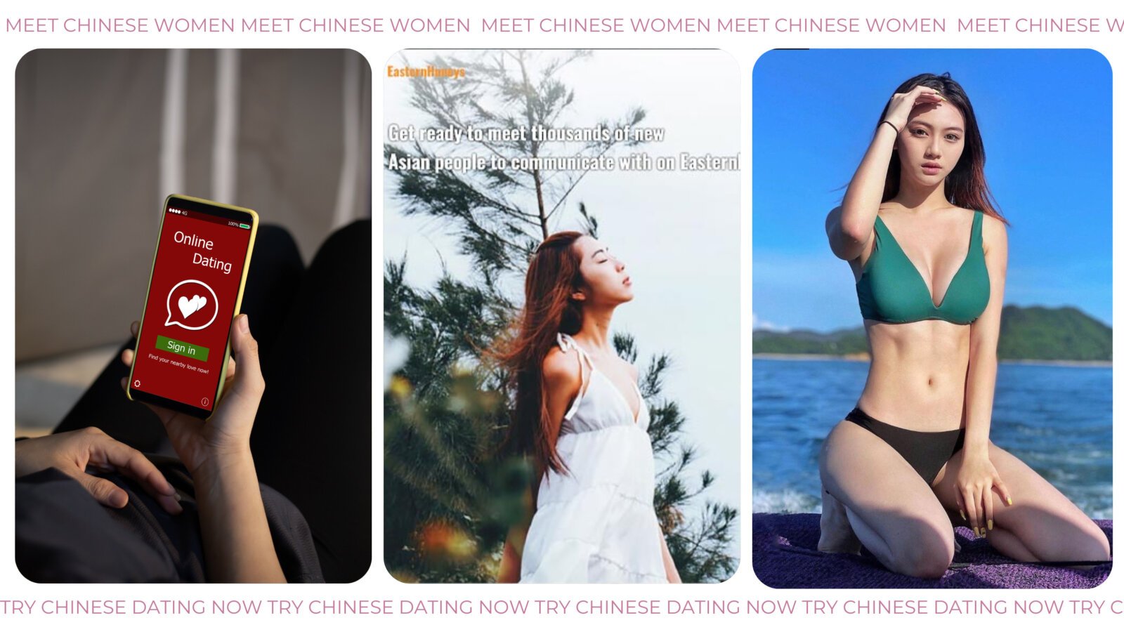 meet Chinese women on Online dating sites